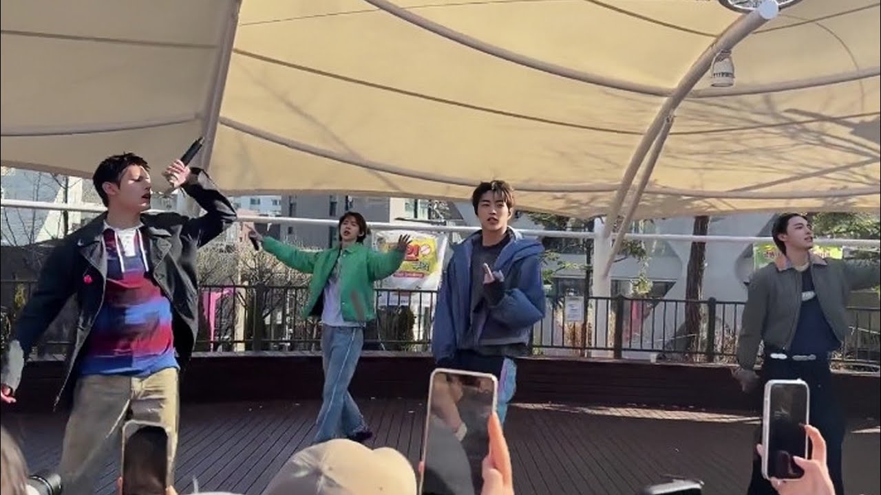 CORTIS Busking Performance 'Youngkeukeu (YCC)' in Cheongdam-dong