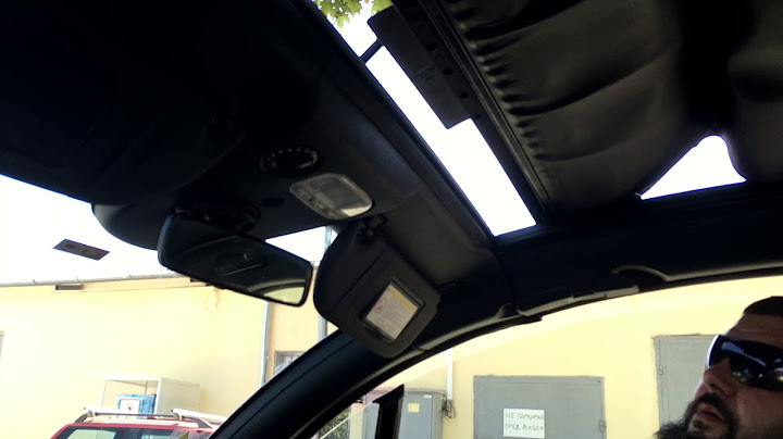 Citroen C3 Pluruiel Gold by Pinko. Repair roof.