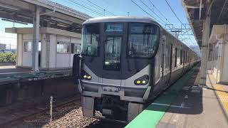 湖西線(新快速)車窓[1/2]安曇川→近江今津/ 225系 安曇川1027発(敦賀行)