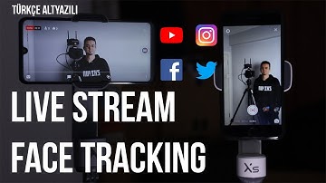 Live Stream Face Tracking In Any Social Media App With Zhiyun Smooth X-XS  (TR Altyazılı)