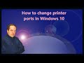 How to change printer ports in Windows 10