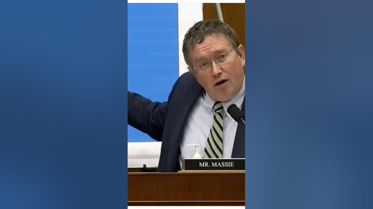 Thomas Massie endorses Ron DeSantis for president news politics YouTube
