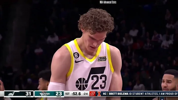 Lauri Markkanen vs. Pistons, Play-By-Play Highligh...