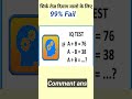 IQ test question #reasoningtricks #iqtest #viralshort #educationalvideo