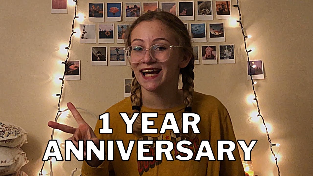 Celebrating my 1 YEAR YouTube Anniversary - YouTube