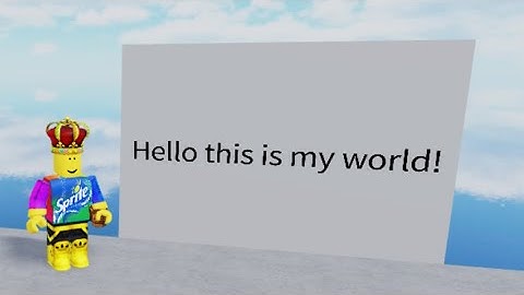[Tutorial] How to give “Text” in Obby Creator - Roblox