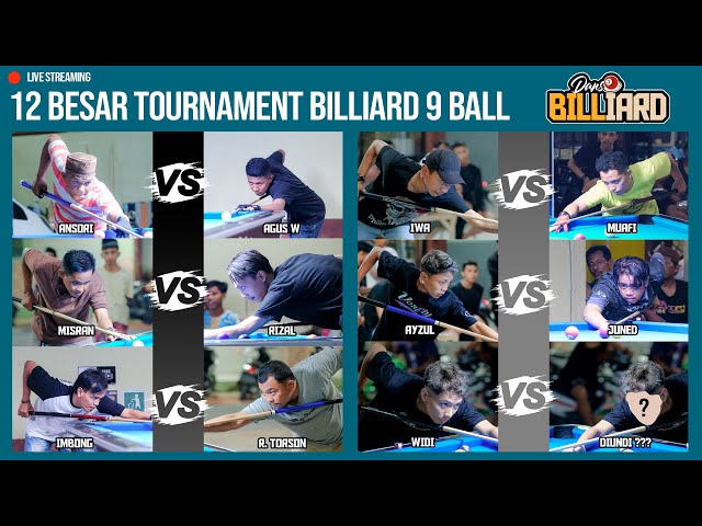 Live Tournament Billiard 9 Ball Dans Billiard 12 Besar class=