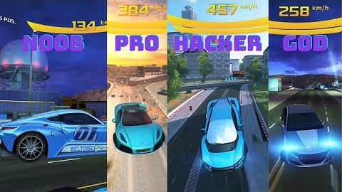 Asphalt 8 Noob vs Pro vs Hacker vs God