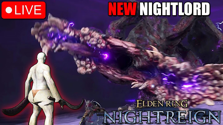 THEY ADDED A NEW BOSS TO ELDEN RING NIGHTREIGN??? (Solo Enhanced Gaping Jaw Attempts)