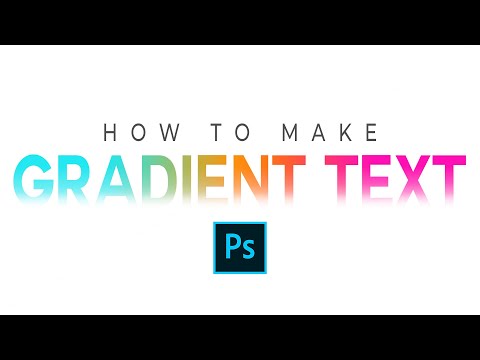 How To Make Gradient Text In Photoshop (The Easy Way)