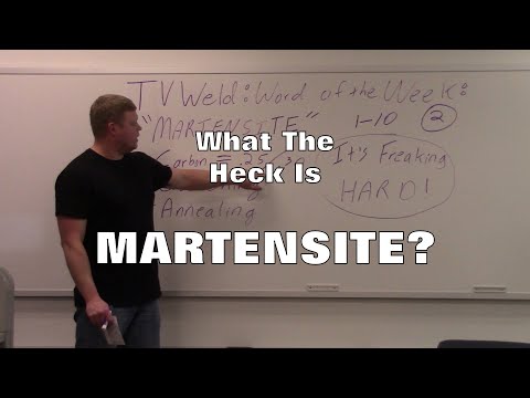वीडियो: तड़के से मार्टेंसाइट क्या होता है?