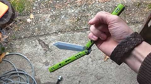 Advanced balisong tutorial: reverse behind the 8 ball