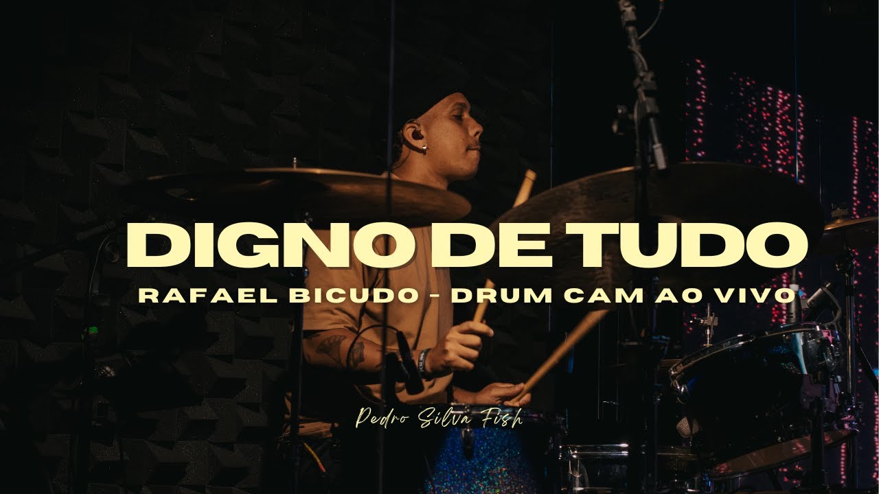 Digno De Tudo - Rafael Bicudo | Drum  Cam Ao Vivo na Conferência Touch 2025
