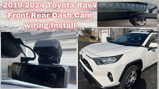 How to install dash camera wiring 20192024 Toyota Rav4