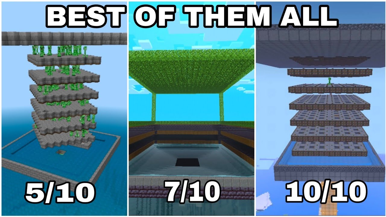 Top 5 Best Creeper Gunpowder Farm for Minecraft pe Simple Afk Creeper