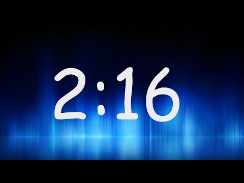 2:16 Minutes Timer / Countdown from 2min 16sec