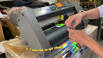 Máy cắt bế decal Graphtec CE7000-40/60/130/160 cắt decal kính, decal nhiệt, bế tem nhãn, cực chuẩn