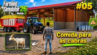 Farming Simulator 26 mobile gameplay - comida para as cabras (EP. 05)