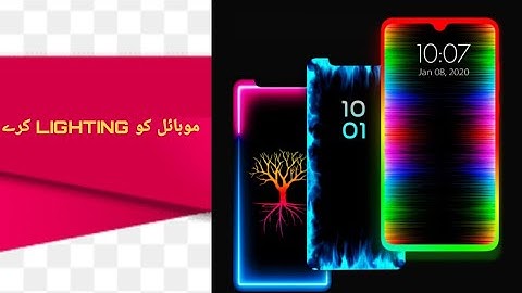 Edge Lighting Effect for Notifications And Incoming Call || For Android Smartphone