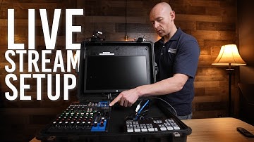 Live Stream setup Blackmagic Atem Mini Custom Build
