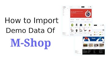How to Import demo in M-Shop Free eCommerce WordPress theme