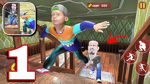 Scary Neighbor Prank House 3D Gameplay Walkthrough Part 1