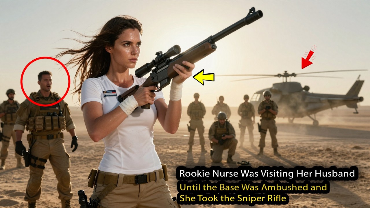 Rookie Nurse Was Visiting Her Husband — Until the Base Was Ambushed and She Took the Sniper Rifle
