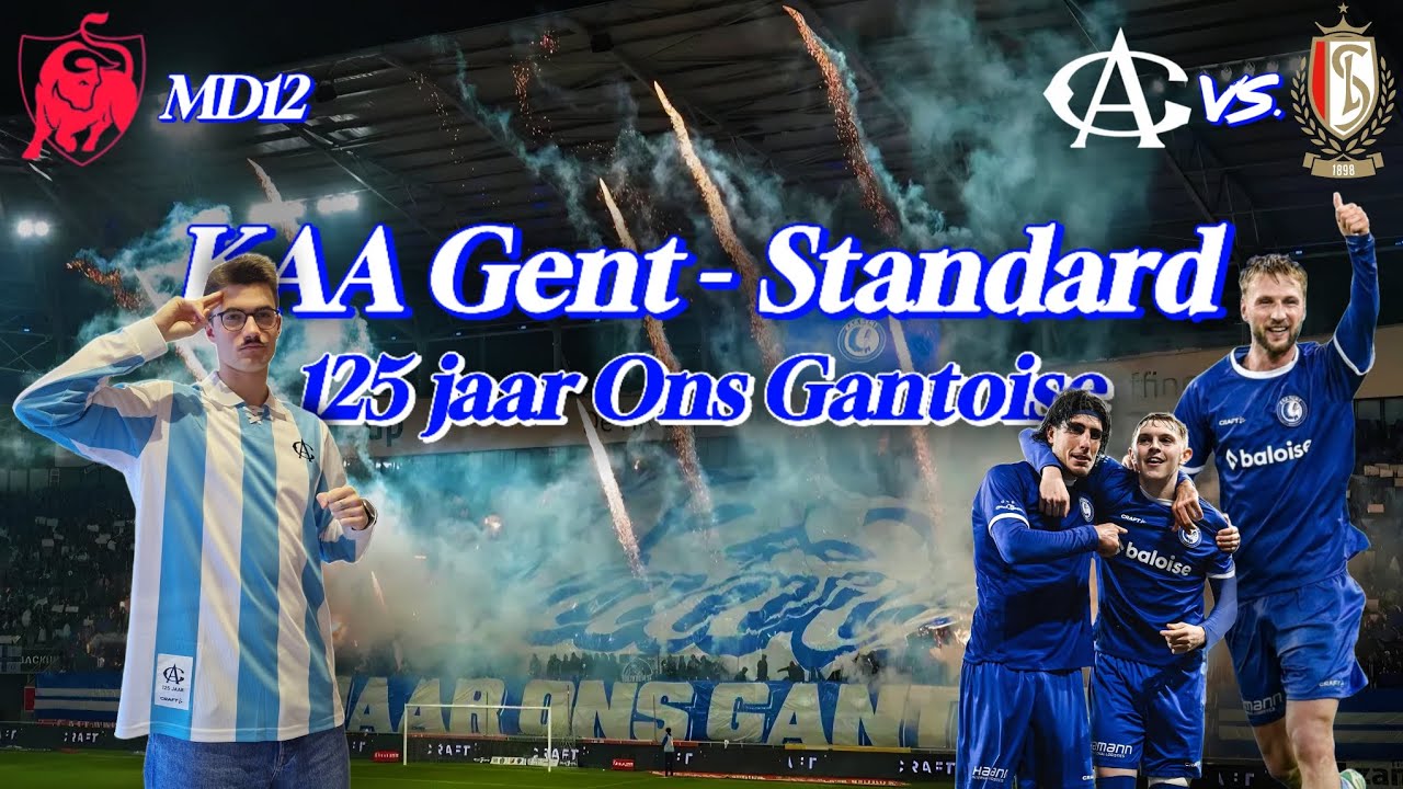 𝘽𝙪𝙛𝙛𝙖𝙡𝙤'𝙨 𝙅𝙤𝙪𝙧𝙣𝙚𝙮 𝙑𝙡𝙤𝙜90: JPL 25/26 MD12 KAA Gent - Standard 💙🤍 125 jaar ARAG, Corteo, Pyro Show🔥