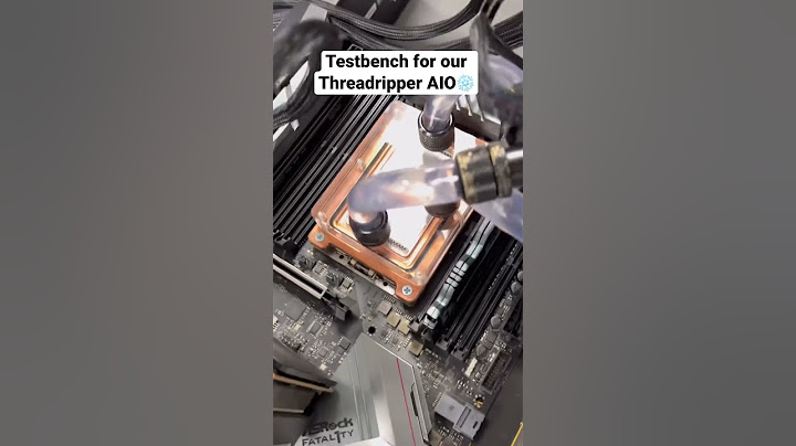 Water Cooling AMD Threadripper CPU #shorts