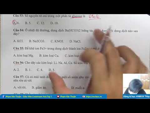 Video Live 125 Thầy Phạm Minh Thuận - Hóa 12 - THPT Chuyên... - youtube