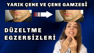 Yarık Çene Çene Gamzesi Düzeltme Yok Etme Egzersizleri