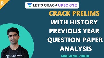 Crack Prelims with History Previous Year Question Paper | Part 8 | Crack UPSC CSE/IAS 2020/2021