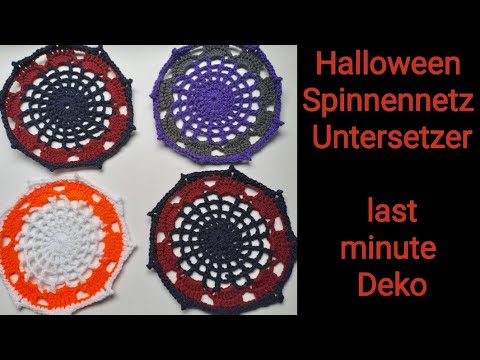 Video: DIY: Last Minute Halloween Untersetzer