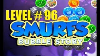 smurfs bubble story game level 96 | the lost village game