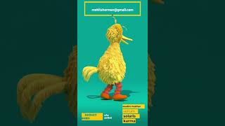 Big Bird  Houdini Feather Simulation