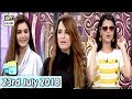 Good Morning Pakistan - Tehreem Zuberi & Nadia Hussain - 23rd July 2018 - ARY Digital Show