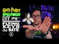 REAL Flying Keys & Bats!  Harry Potter Halloween DIY