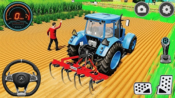 Real Tractor Farming Simulator 3D – Modern Tractor Driver Game – Android Gameplay