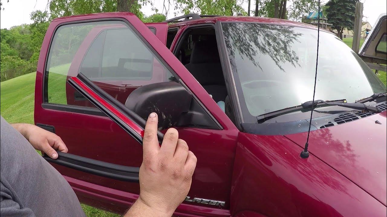 S10 Blazer Drip Rail Weather Stripping Replacement YouTube