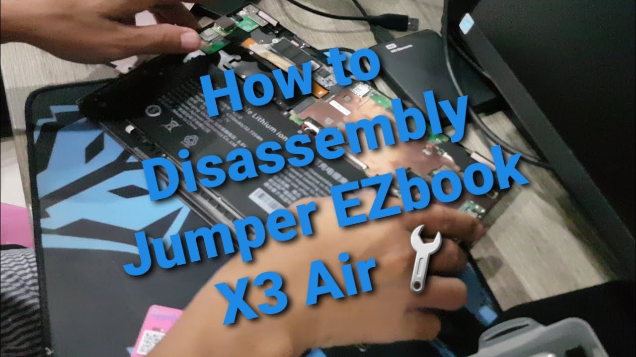 EZbook X3 Air Disassembly - YouTube