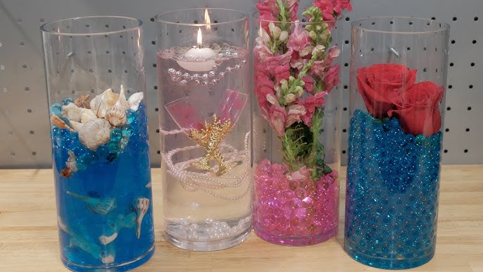 Dollar Tree 🌳 Water Beads Vases DIY 