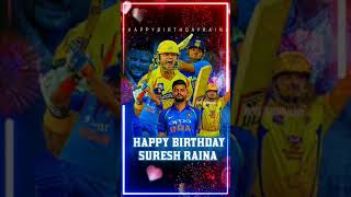 Suresh Raina Birthday Special Status Video