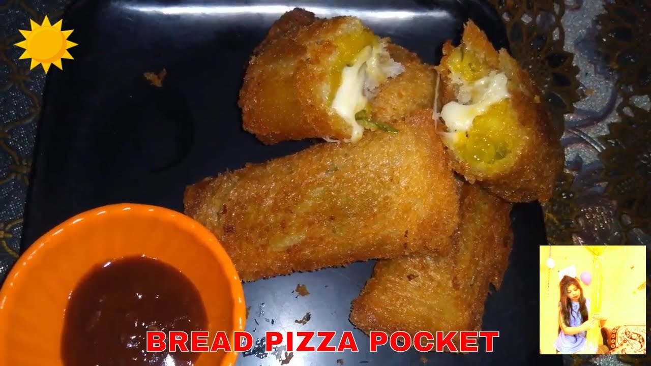 Bread Pizza Pocket Bread Pizza mcpuff Pizza Pocket Recipe YouTube