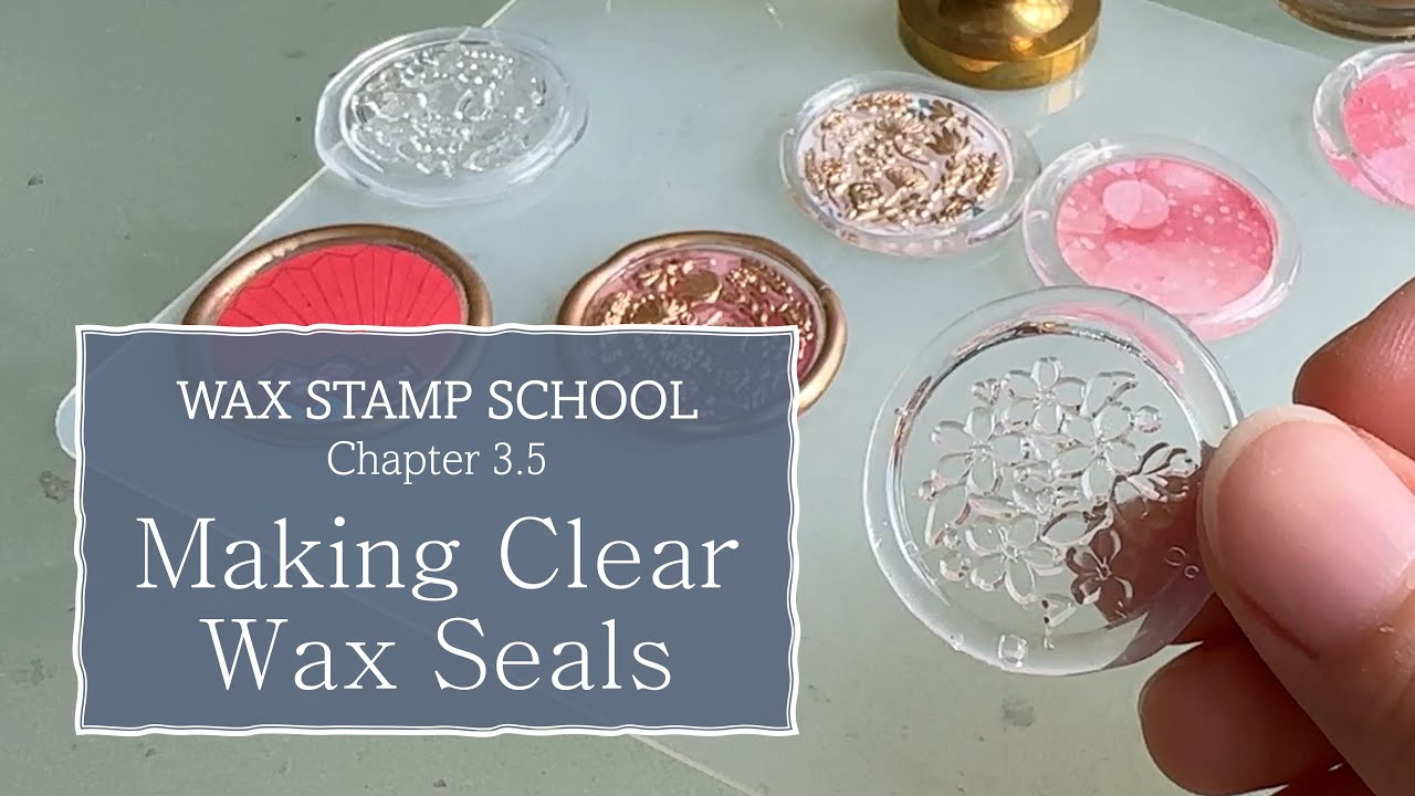 How to make wax seals using a glue gun (wax rods), Beginner, Wax Stamp  School #3.4