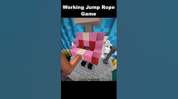 Minecraft Working Squid Game Jump Rope..