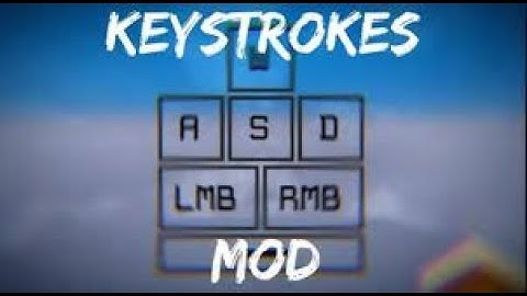 how to download keystrokes in minecraft