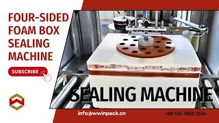 WIN-WIN PACK Four-Sided Foam Box Sealing Machine | Tape Sealing for Foam Boxes | Carton Sealer Net Worth