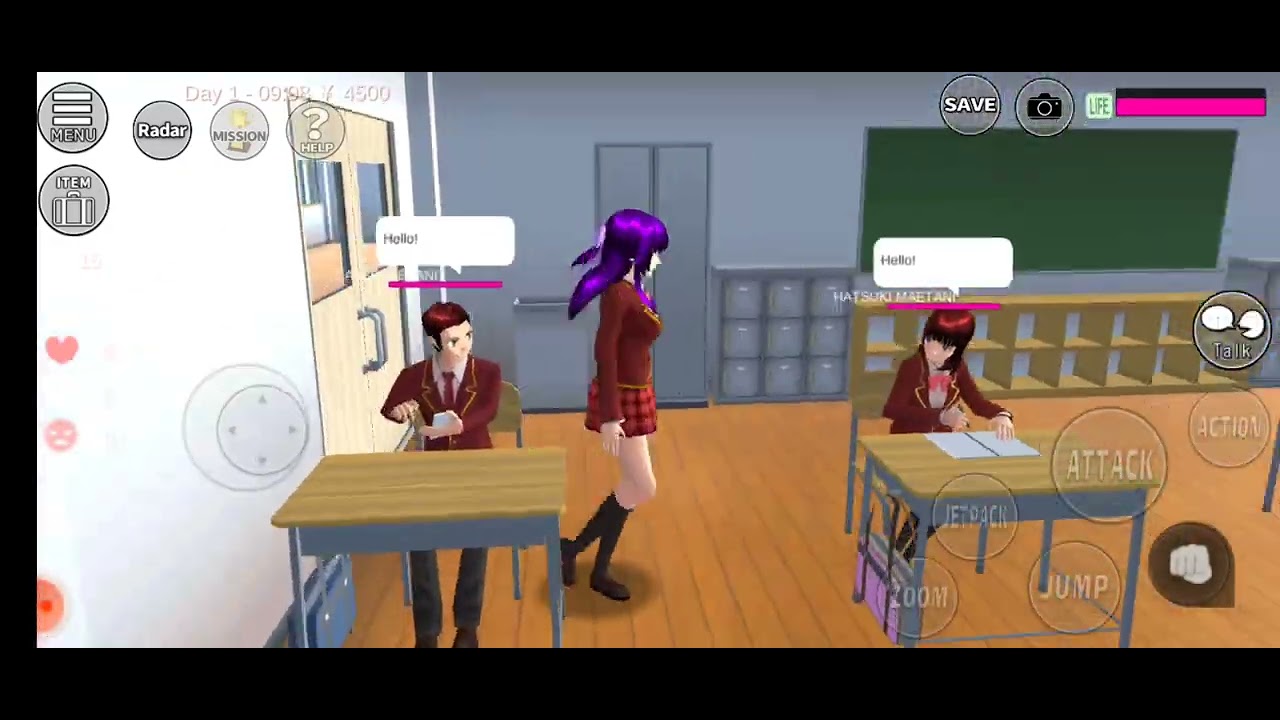 School simulator:let's play school simulator - YouTube