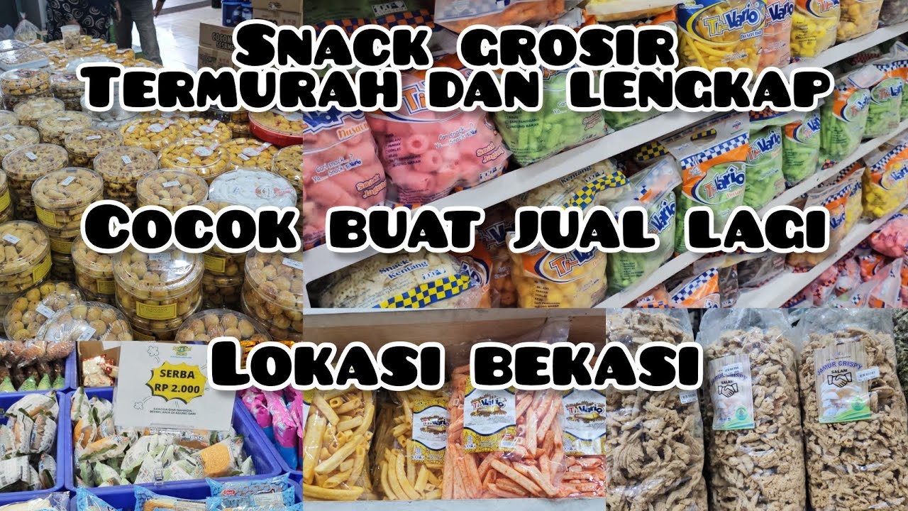 PUSAT GROSIR SNACK TERLENGKAP & TERMURAH LANGSUNG DARI PABRIKNYA DI BEKASI‼️‼️ || AGUNG SARI UTAMA