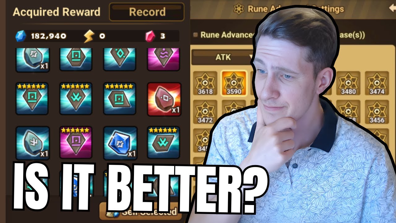 ЧТО ДОБЫВАТЬ ПОСЛЕ ОБНОВЛЕНИЯ + ТЕСТИРОВАНИЕ СКОРОСТИ ВЫПАДЕНИЯ ДРЕВНИХ РУН (Summoners War)